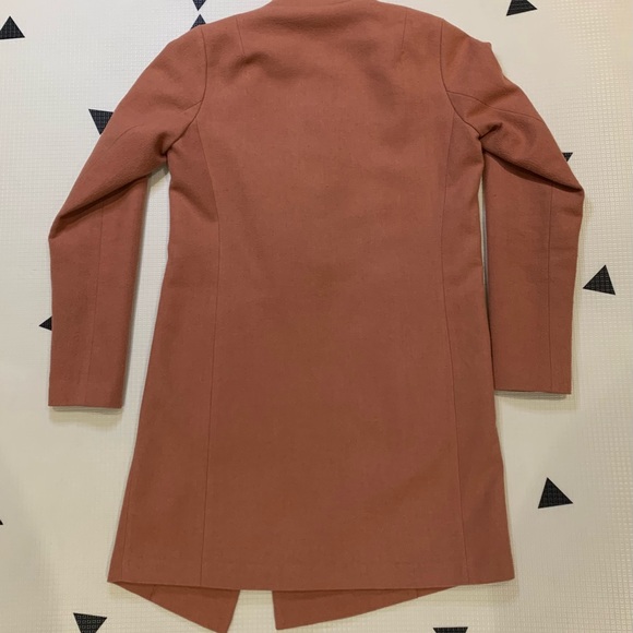 Twik Peach Drape Front Jacket/Overcoat - Picture 5 of 5